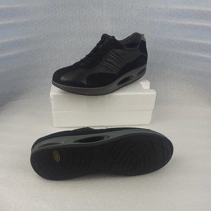 ECCO Dynamic Energy Balanced Motion LEATHER Oxford Comfort Walking Shoe women 9